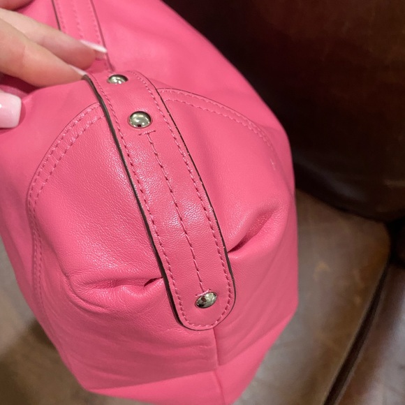 🎄NWOT Coach Park Shoulder Bag Convertible Crossbody Barbie Pink - Picture 7 of 16